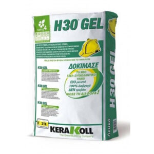 Κόλλα πλακιδίων & φυσικών λίθων  H-30 GEL Λευκή 25kg