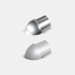 Τελείωμα Αλουμινίου για Στρόγγυλο Προφίλ, Εξωτερικό – Αριστερή Πλευρά